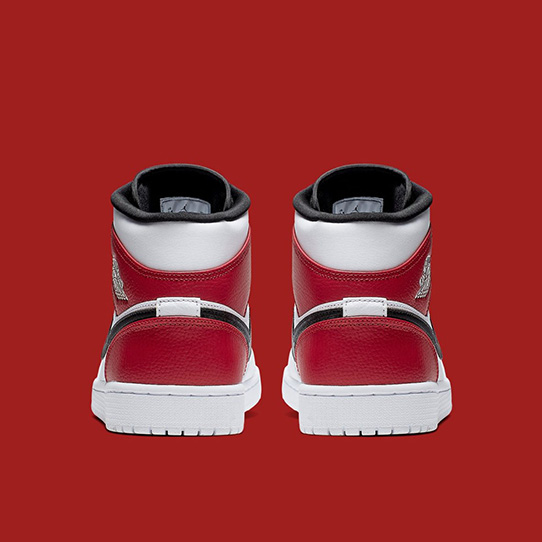 Air Jordan 1 Mid 'White Red Black'